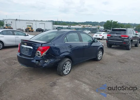 2016 Chevrolet Sonic Lt Auto from USA, damaged, VIN 1G1JC5SH0G4101711